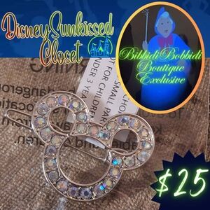 Disneyland Exclusive Fantasyland Bibbi-Botti-Boutique Mickey Hair Clip